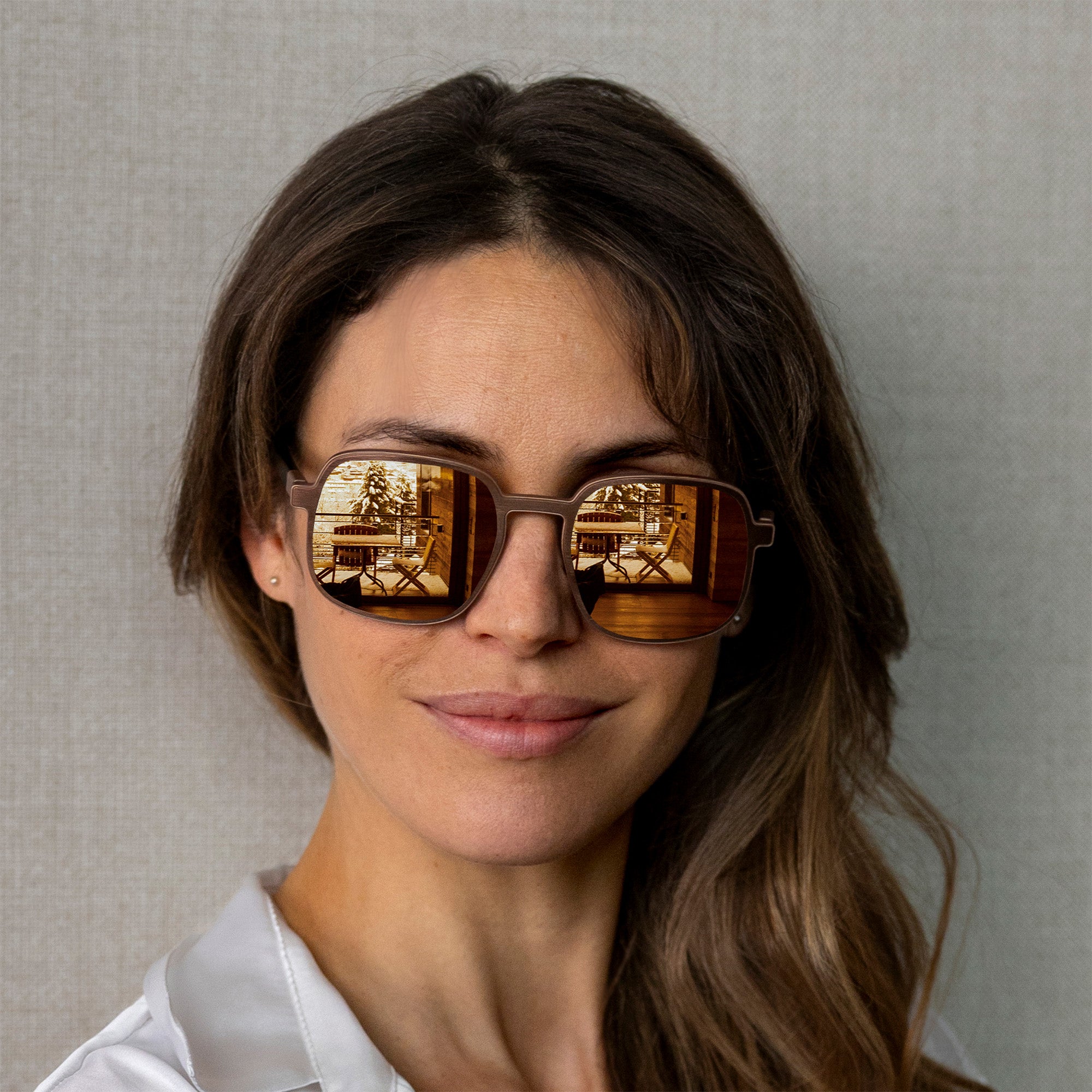 TWIST ROSE GOLD - 18 CARAT ROSE GOLD LENSES