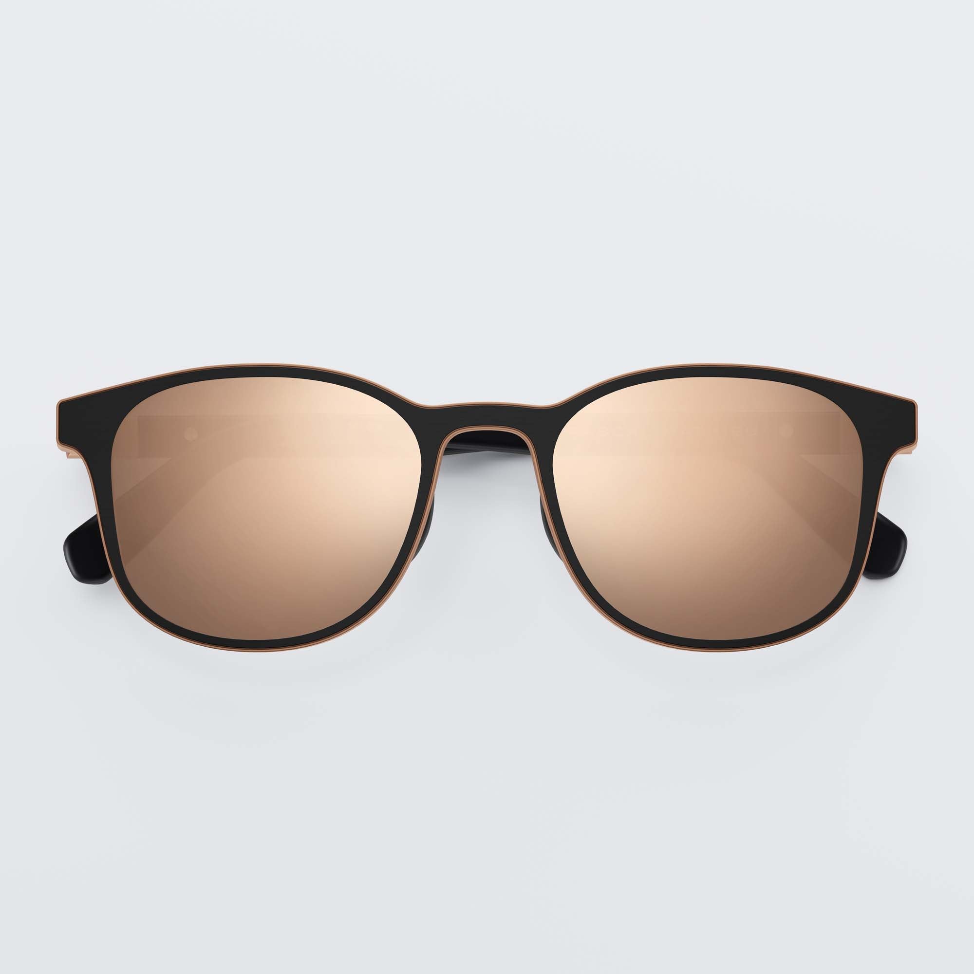 NAIROBI BLACK & ROSE GOLD - 18 CARAT ROSE GOLD LENSES