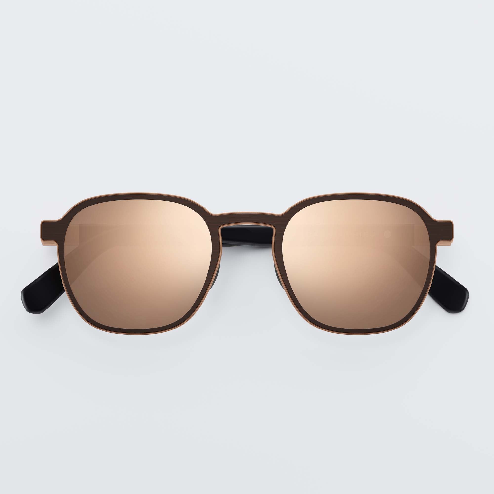 PANTINE BROWN & ROSE GOLD - 18 CARAT ROSE GOLD LENSES