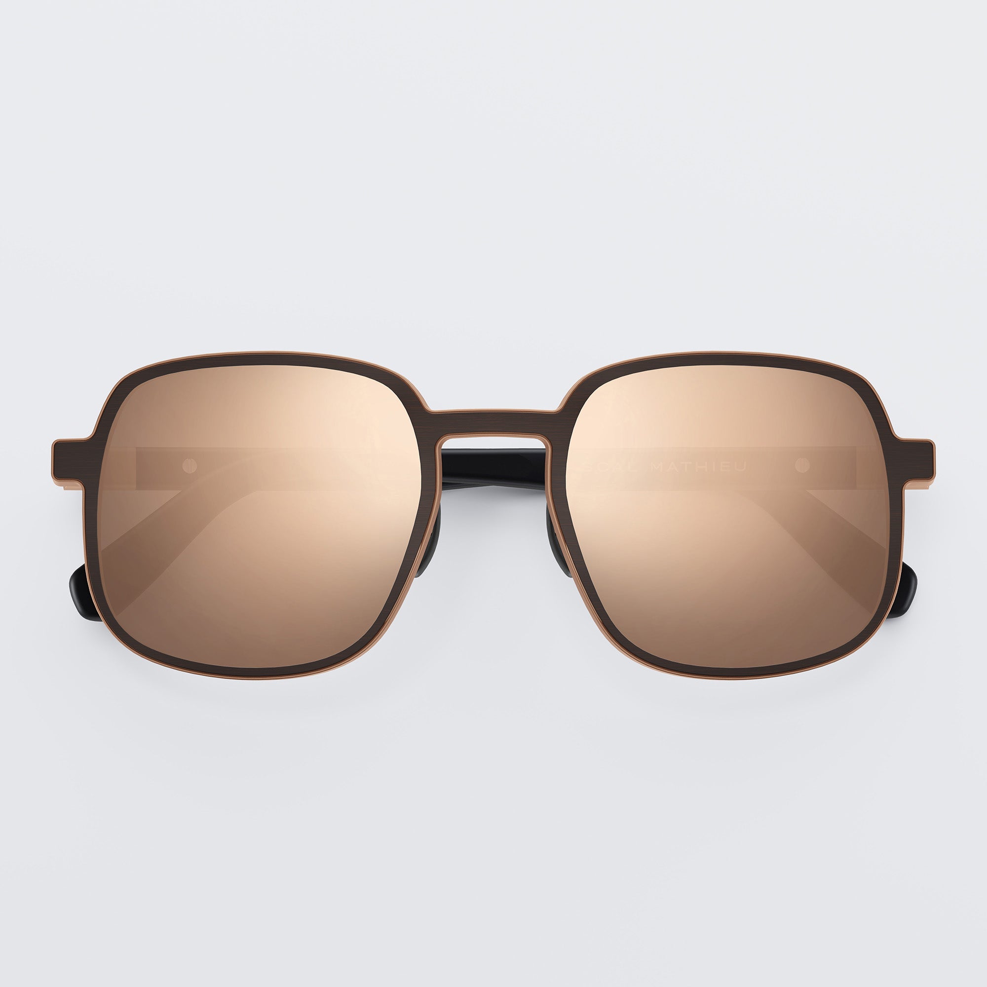 TWIST BROWN & ROSE GOLD - 18 CARAT ROSE GOLD LENSES