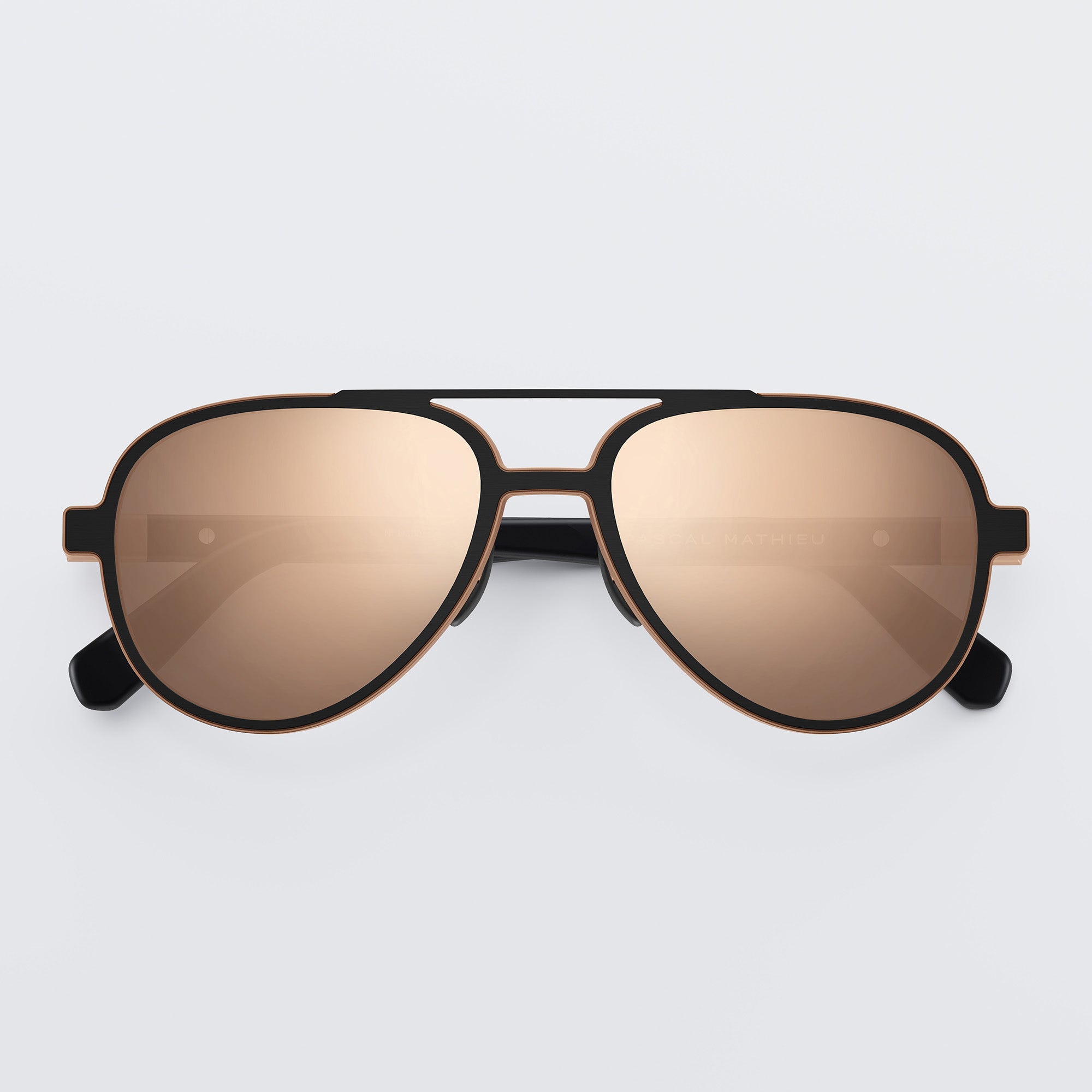 AGENOR BLACK & ROSE GOLD - 18 CARAT ROSE GOLD LENSES