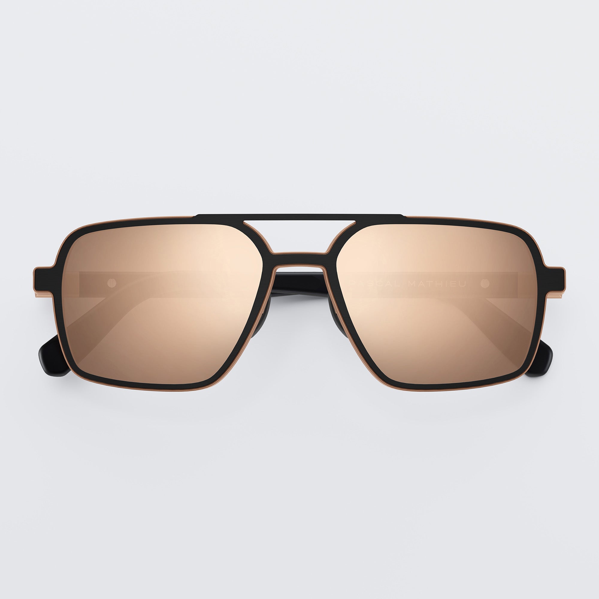 SPLENDIDE BLACK & ROSE GOLD - 18 CARAT ROSE GOLD LENSES